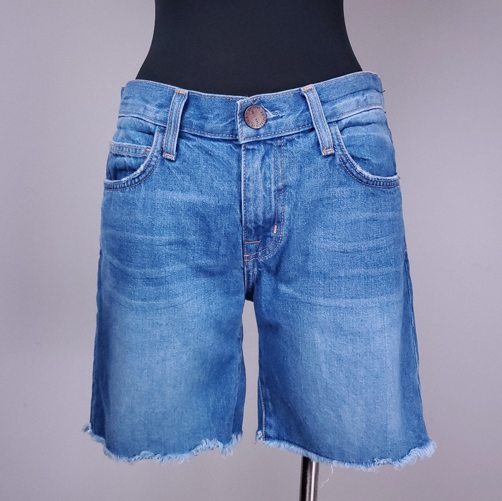 CURRENT/ELLIOTT "Slouchy Cut Off Jean" shorts